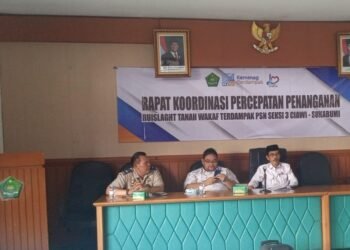 Rakor Ruislaght Tanah Wakaf Terdampak PSN Jalan Tol Ciawi-Sukabumi Seksi 3