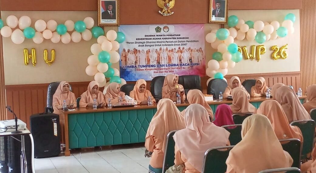 Momen Haru Hj. Sinta Abdul Manan Pamit dari DWP Kemenag Kabupaten Sukabumi
