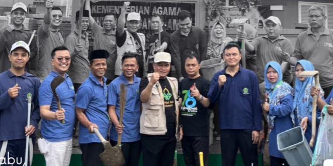 KUA Cisaat Berpartisipasi Aktif dalam Aksi Korve Wilayah Utara