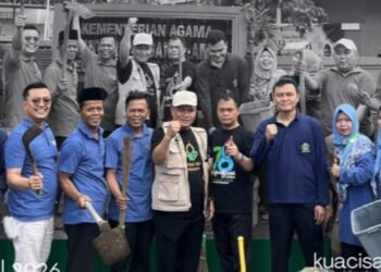 KUA Cisaat Berpartisipasi Aktif dalam Aksi Korve Wilayah Utara
