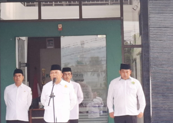 Apel Pagi, Kakankemenag Kab. Sukabumi Tekankan Komitmen Penguatan Layanan dan Budaya Kerja