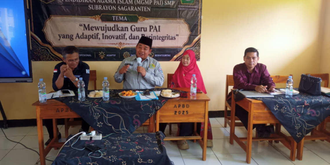 MGMP PAI SMP Sub Rayon Sagaranten Gelar Rapat Kerja dan Pembinaan Guru