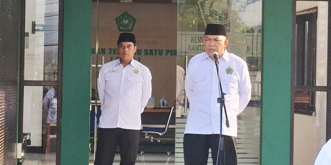 Apel Pagi Kemenag Kabupaten Sukabumi: Kakankemenag Tekankan Spirit Ibadah, Kolaborasi, dan Disiplin