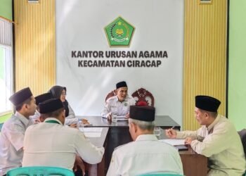 Kepala KUA Ciracap Perkuat Sinergi Bersama Pengawas PAKIS dan Penyuluh Agama