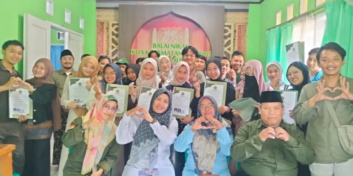 KUA Cicurug Gelar Bimbingan Perkawinan bagi 16 Pasang Calon Pengantin