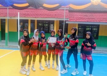 Tim Voli Putri MIS Cicurug Raih Juara 2 pada Milad MTs Al-Jamii’ah ke-40