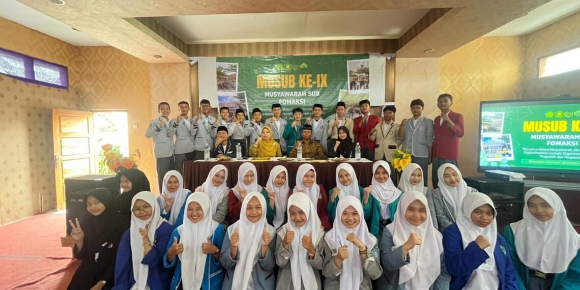 FOMAKSI Sub Cisaat Gelar MUSUB IX, Perkuat Sinergi Kepemimpinan Siswa Madrasah