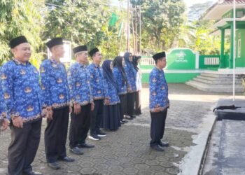 KUA Ciracap Teguhkan Soliditas Aparatur melalui Apel Pagi
