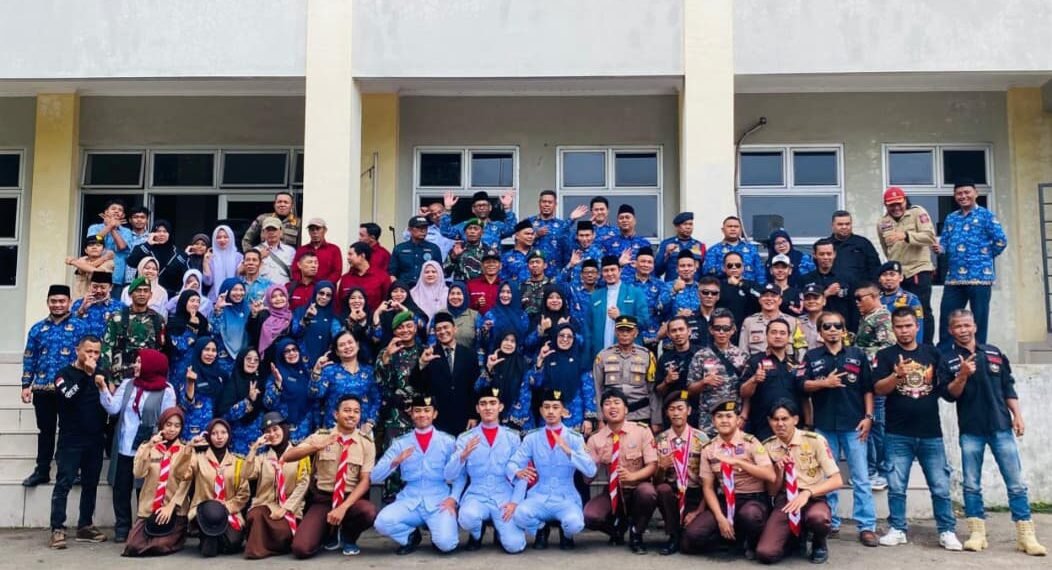 Kepala KUA Cicurug Pimpin Doa pada Upacara Harkitnas Ke-118 Tingkat Kecamatan