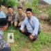 Tim Kalibrasi KUA Ciemas Laksanakan Pengukuran Arah Kiblat di Panorama Alam Batu Ngampar Geopark Ciletuh