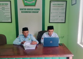Penyuluh Agama KUA Ciracap Perkuat Validitas Data Majlis Taklim melalui Updating Kelembagaan