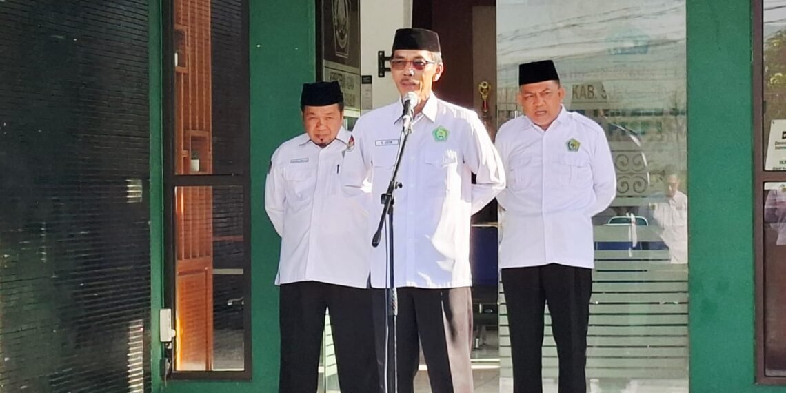 Kemenag Kabupaten Sukabumi Gelar Apel Pagi, Soroti Kedisiplinan, Haji, dan Semangat Berkurban