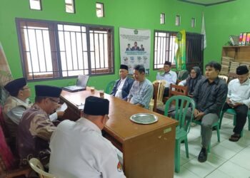 KUA Lengkong Gelar Rapat Koordinasi Percepatan Updating Data EMIS Ponpes, MDT dan LPQ