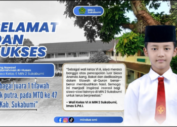 Aang Nawawi Abdurrahman Al-Husen: Harumkan Nama MIN 2 Sukabumi, Juara 1 Tilawah Putra di MTQ ke-47 Tingkat Kabupaten Sukabumi