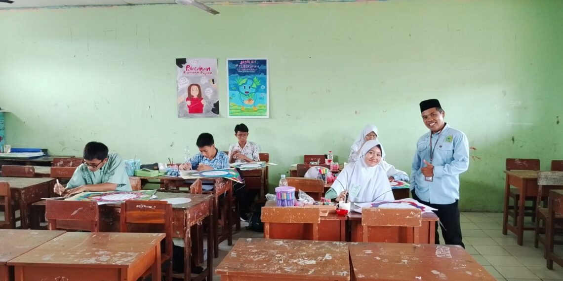 Penyuluh KUA Cibadak Jadi Juri Lomba Kaligrafi Pentas PAI SMP Tingkat Wilayah Cicurug 2026