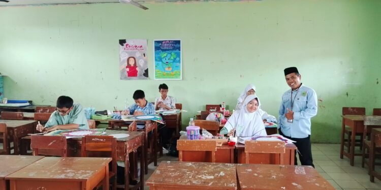 Penyuluh KUA Cibadak Jadi Juri Lomba Kaligrafi Pentas PAI SMP Tingkat Wilayah Cicurug 2026