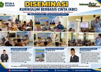 MTs Negeri 4 Sukabumi Diseminasikan Kurikulum Berbasis Cinta, Wujudkan Pembelajaran Humanis dan Bermakna