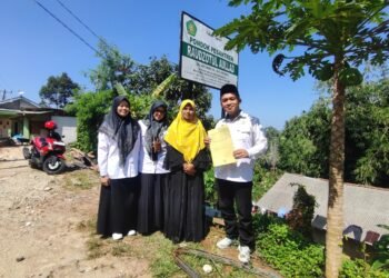 Penyuluh KUA Cikakak Dampingi Pendataan Pondok Pesantren Raudzotul Aulad di Desa Cirendang