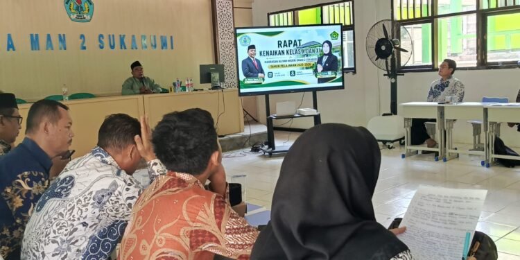 Rapat Kenaikan Kelas MAN 2 Sukabumi Tetapkan Hasil Evaluasi Peserta Didik Tahun Pelajaran 2025/2026