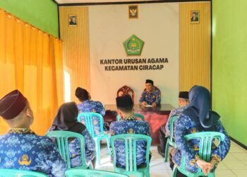 KUA Ciracap Gelar Rapat Koordinasi Internal Persiapan Lebaran Yatim dan Disabilitas 2026