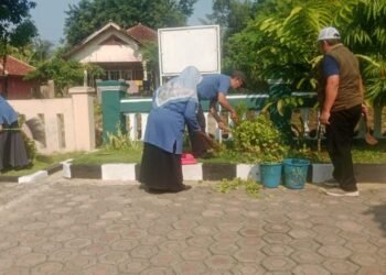 KUA Ciracap Gelar GEMAH ASRI, Perkuat Budaya Kerja Sehat dan Peduli Lingkungan