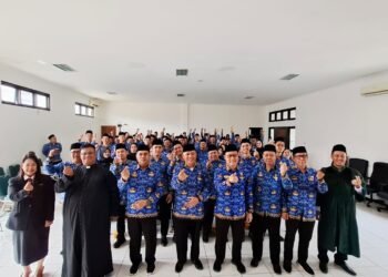 65 ASN Kemenag Kabupaten Sukabumi Ikuti Pengambilan Sumpah/Janji Jabatan Fungsional Secara Daring