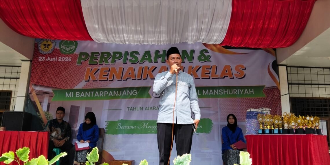 Apresiasi Semangat Pendidikan, Pengawas MI Hadiri Perpisahan dan Kenaikan Kelas di Al-Manshuriyah Ciemas