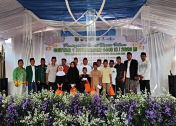 Gebyar Muharram 1448 H Cidahu Meriah, Santunan 156 Anak Yatim Warnai Semangat Kebersamaan