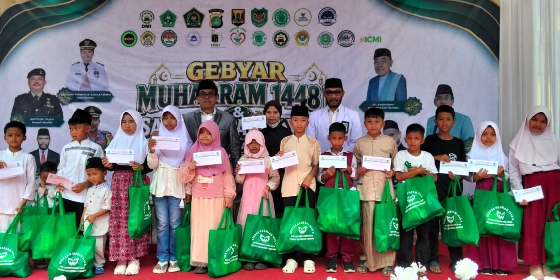 Puncak Gebyar Muharram 1448 H, Kecamatan Cikembar Santuni 176 Anak Yatim dan Penyandang Disabilitas