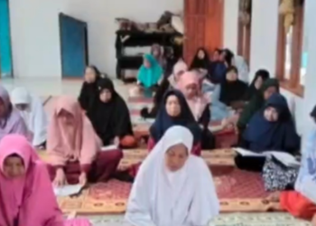 Penyuluh Agama Islam KUA Surade Bersama MT Al Amanah Sukseskan Gerakan 100.000 Khataman Al-Qur’an