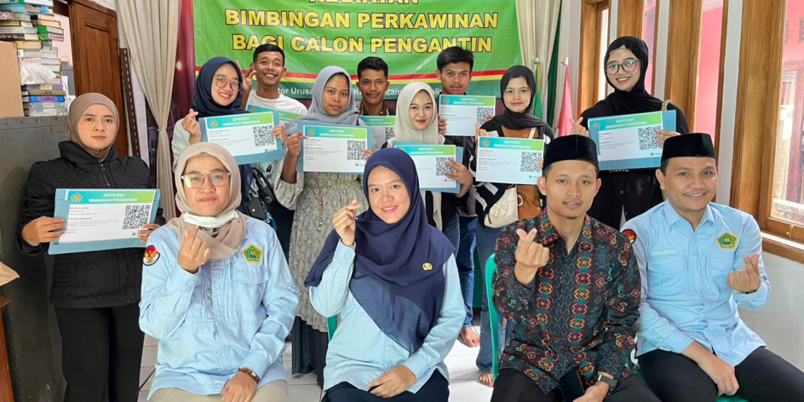 KUA Nyalindung Gelar Bimbingan Perkawinan, Bekali Catin Bangun Keluarga Berkualitas