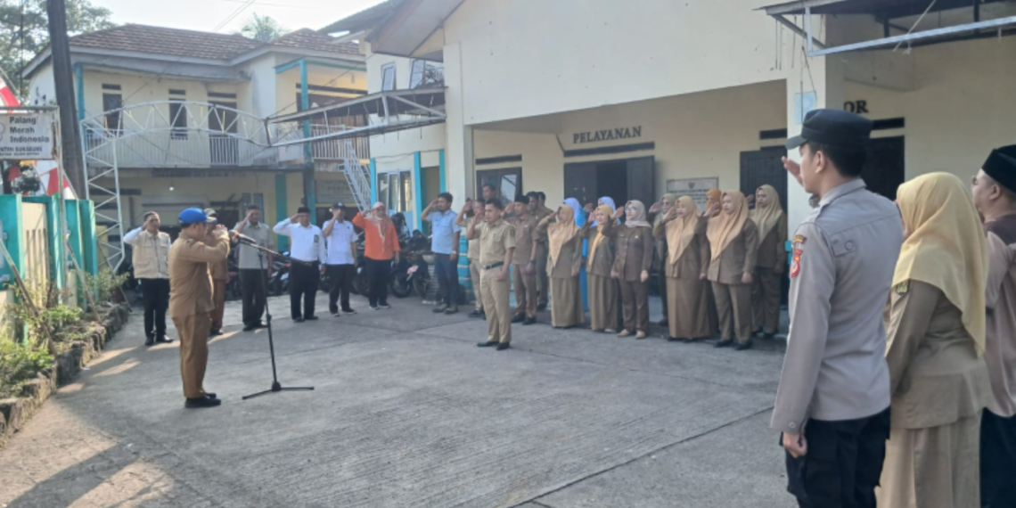 KUA Bojonggenteng Hadiri Apel Gabungan, Pererat Kolaborasi Antarinstansi