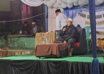 Penyuluh Agama KUA Cisaat Tekankan Pentingnya Pendidikan Usia Dini pada Kegiatan Kenaikan Kelas SPS Kober Bina Ikhlas