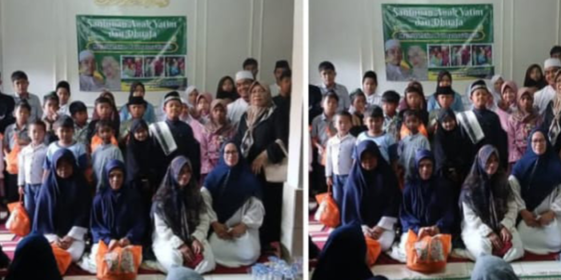 Merawat Kepedulian di Bulan Muharam, Penyuluh Agama Cicurug Santuni Anak Yatim