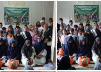 Merawat Kepedulian di Bulan Muharam, Penyuluh Agama Cicurug Santuni Anak Yatim