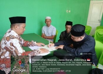 KUA Nagrak Catat Dua Ikrar Wakaf dalam Sehari