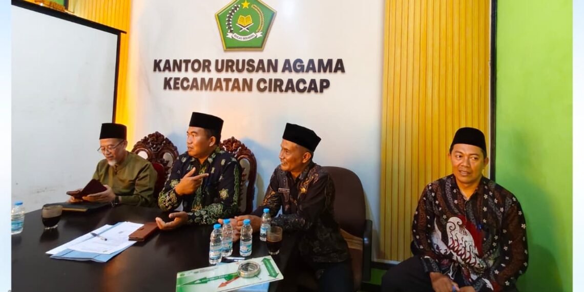 Pengawas Madrasah Siap Bersinergi Sukseskan Gerakan Nasional Indonesia Berkiblat 1448K di Ciracap