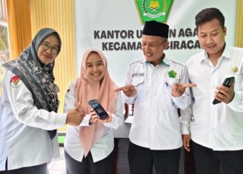 KUA Ciracap Perkuat Sinergi Bersama Pendamping PKH untuk Sukseskan Gerakan Nasional Indonesia Berkiblat
