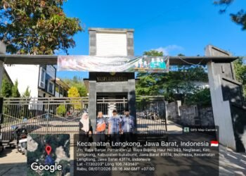 KUA Lengkong Dampingi Pengukuran Tanah Wakaf untuk Pengembangan Pendidikan YASPI Arrasyid