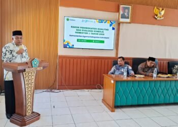 Kakankemenag Kab. Sukabumi Tekankan Kolaborasi dan Penyelesaian Persoalan Secara Profesional dalam Rapat Koordinasi