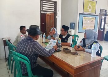 KUA Surade Perkuat Sinergi dengan Pemerintah Desa Kademangan untuk Sukseskan Gerakan Nasional Indonesia Berkiblat