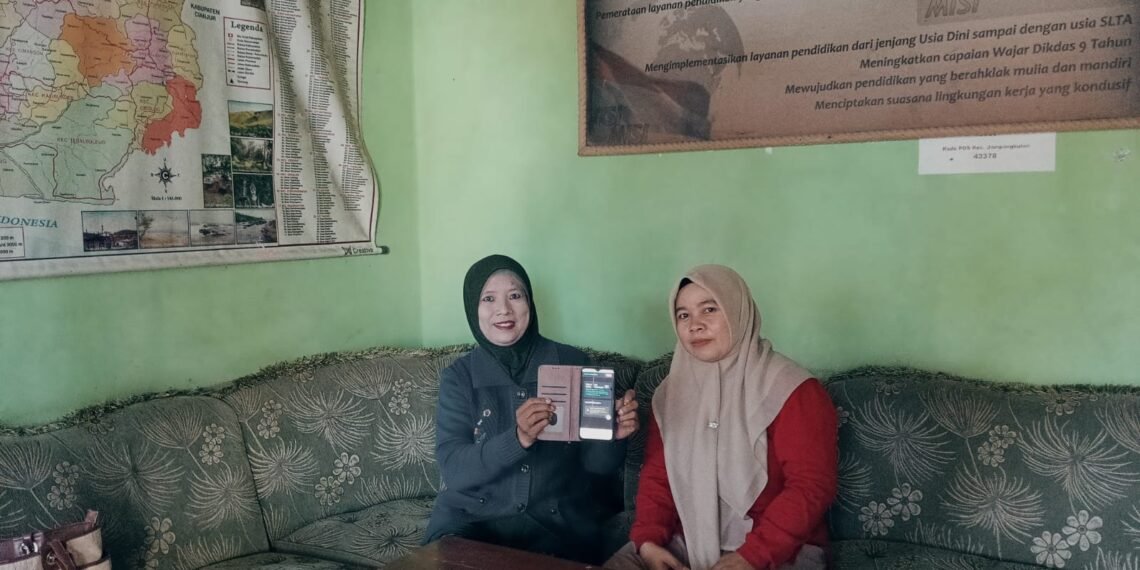 Edukasi Lintas Sektor, KUA Cimanggu Sosialisasikan Gerakan Nasional Indonesia Berkiblat kepada UPTD Pendidikan