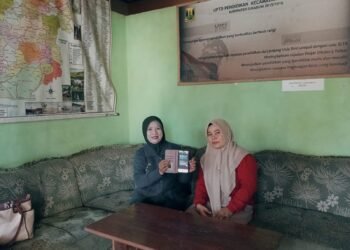 Edukasi Lintas Sektor, KUA Cimanggu Sosialisasikan Gerakan Nasional Indonesia Berkiblat kepada UPTD Pendidikan
