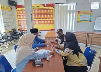 Libatkan Tenaga Kesehatan, KUA Bojonggenteng Perluas Sosialisasi Gerakan Nasional Indonesia Berkiblat