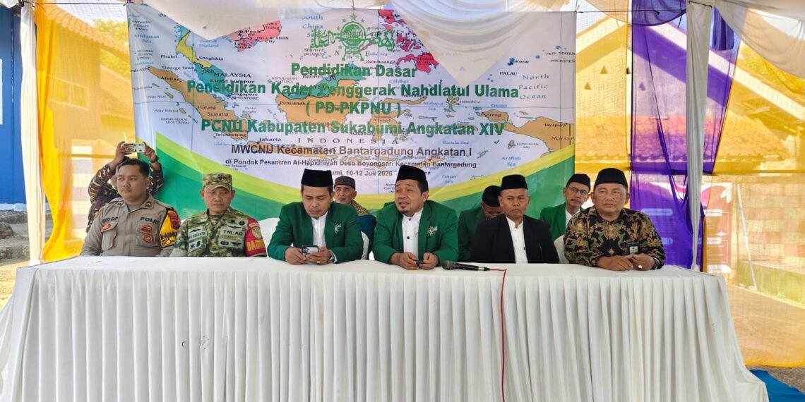 Kepala KUA Bantargadung Perkuat Sinergi dengan Tokoh Agama dan Masyarakat pada PD-PKPNU Angkatan XIV