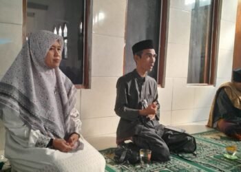 Sosialisasi Rashdul Kiblat, Penyuluh Agama KUA Parakansalak Ajak Jamaah MT Nurul Falah Dukung Indonesia Berkiblat