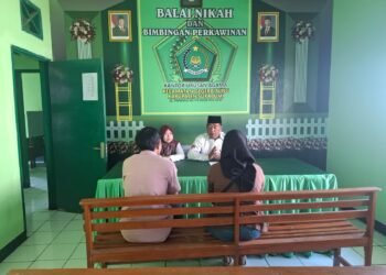 Penyuluh Agama Islam KUA Gegerbitung Ajak Calon Pengantin Sukseskan Gerakan Nasional Indonesia Berkiblat
