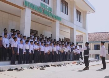 KUA Ciracap Apresiasi Antusiasme 600 Santri Pondok Pesantren Riyadul Muta’allimin Dukung Indonesia Berkiblat