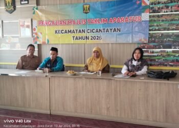 KUA Cicantayan Manfaatkan Pengajian Aparatur untuk Sosialisasikan Gerakan Nasional Indonesia Berkiblat