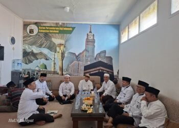 KUA Nagrak Gencarkan Gerakan Nasional Indonesia Berkiblat, Ajak IPHI Sukabumi Sukseskan Aksi Serentak